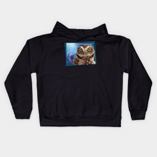 burrowing owl Kids Hoodie